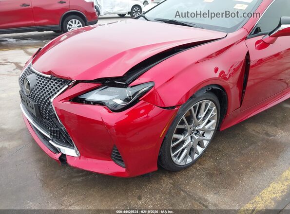 JTHDZ5BC2N5026488 2022 LEXUS RC 350 Red Вид спереду