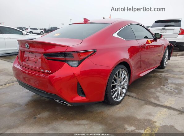 JTHDZ5BC2N5026488 2022 LEXUS RC 350 Red Задня права чверть