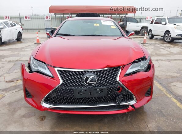 JTHDZ5BC2N5026488 2022 LEXUS RC 350 Red Вид щитка приладів