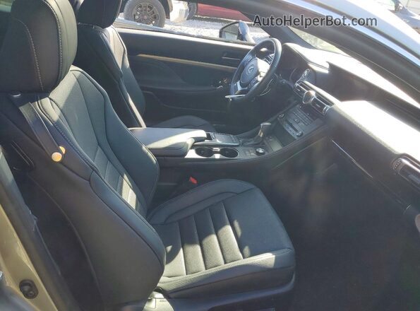 JTHDZ5BC5N5026369 2022 LEXUS RC Silver Rear seats view