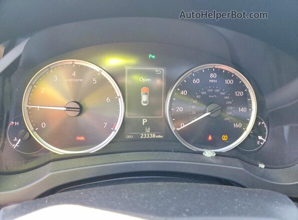 JTHDZ5BC5N5026369 2022 LEXUS RC Silver Instrument cluster view