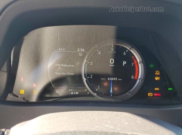 JTHE3JBH7M2045144 2021 LEXUS UX Black Вид щитка приладів