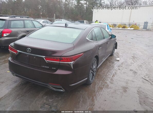 JTHG5LGF0L5007614 2020 LEXUS LS 500 Burgundy უკანა მარჯვენა