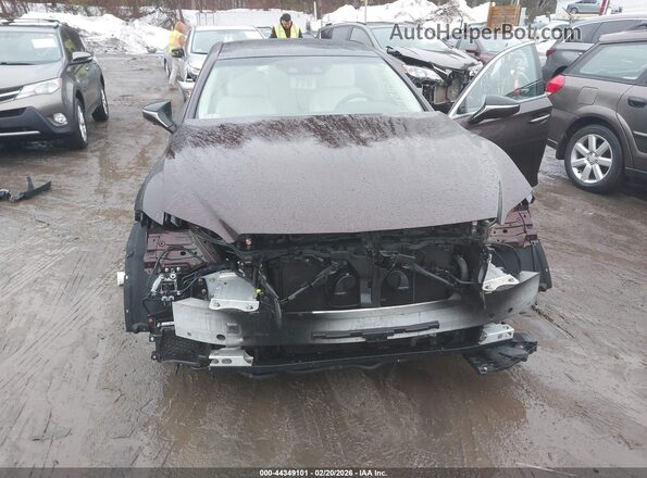JTHG5LGF0L5007614 2020 LEXUS LS 500 Burgundy წინა ხედი