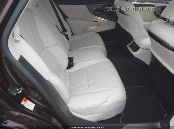 JTHG5LGF0L5007614 2020 LEXUS LS 500 Burgundy VIN კოდის სტიკერის ხედი