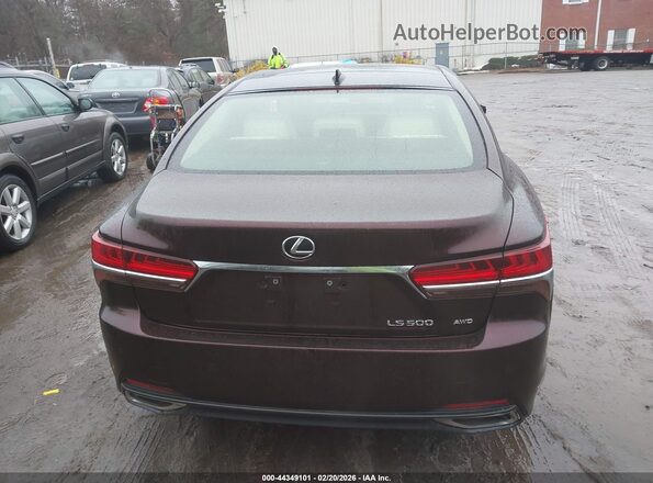 JTHG5LGF0L5007614 2020 LEXUS LS 500 Burgundy 
