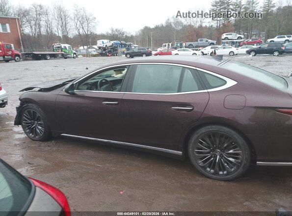 JTHG5LGF0L5007614 2020 LEXUS LS 500 Burgundy 
