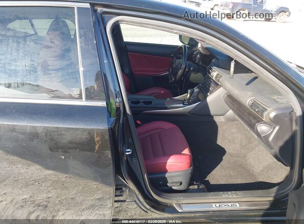 JTHG81F24L5040934 2020 LEXUS IS 300 Black Вид салону спереду