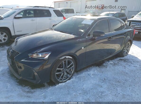JTHG81F24L5040934 2020 LEXUS IS 300 Black Передня ліва чверть