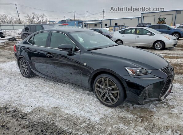 JTHG81F25L5042997 2020 LEXUS IS Black Przód prawy