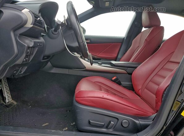 JTHG81F25L5042997 2020 LEXUS IS Black Widok wnętrza z przodu