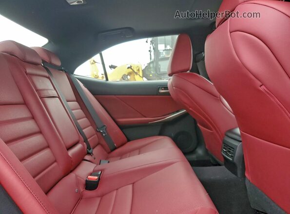 JTHG81F25L5042997 2020 LEXUS IS Black Widok tylnych siedzeń