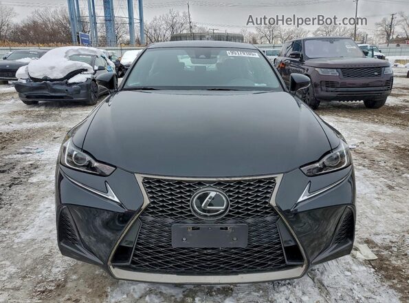 JTHG81F25L5042997 2020 LEXUS IS Black Widok z przodu