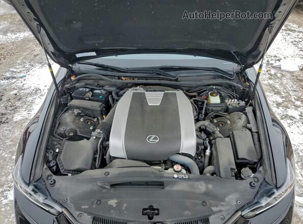 JTHG81F25L5042997 2020 LEXUS IS Black Widok wnętrza z tyłu