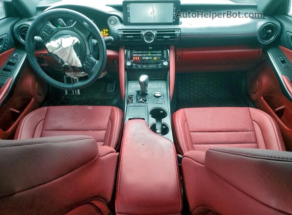 JTHG81F25P5050684 2023 LEXUS IS Black Dashboard view