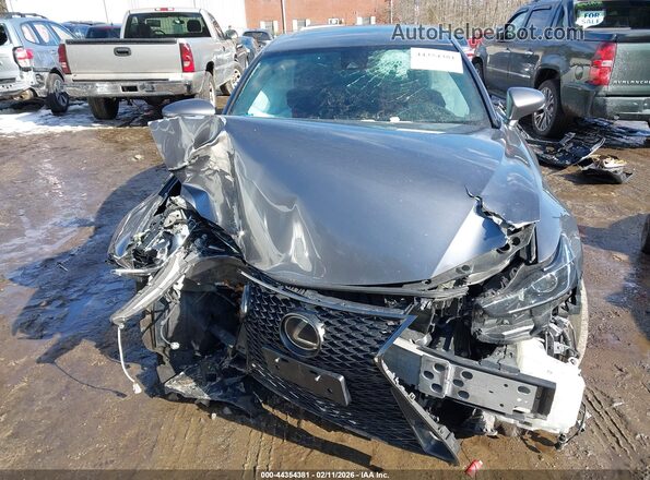 JTHG81F26L5041227 2020 LEXUS IS 300 Gray Widok wnętrza z tyłu