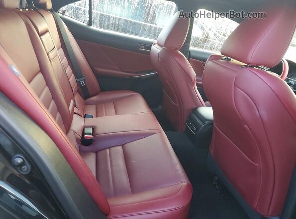 JTHG81F29L5040816 2020 LEXUS IS Black Հետևի նստատեղերի տեսք