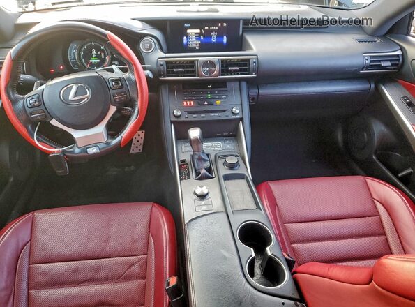 JTHG81F29L5040816 2020 LEXUS IS Black Առջևի վահանակի տեսք