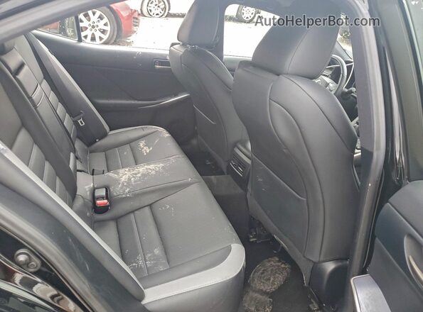 JTHGA1D23L5105151 2020 LEXUS IS Black Вид задніх сидінь