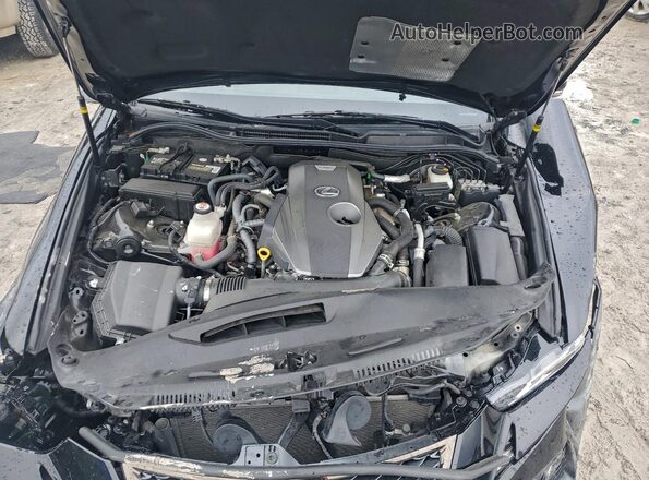 JTHGA1D23L5105151 2020 LEXUS IS Black Вид задньої частини салону