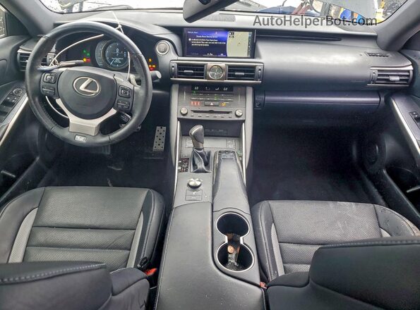 JTHGA1D23L5105151 2020 LEXUS IS Black Вид панелі приладів