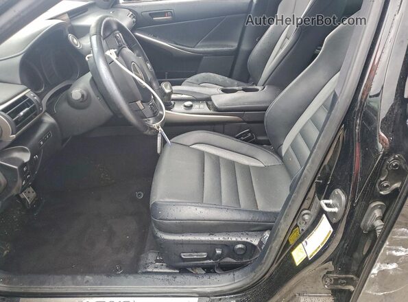 JTHGA1D23L5105151 2020 LEXUS IS Black Вид салону спереду