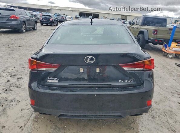 JTHGA1D23L5105151 2020 LEXUS IS Black Вид ззаду