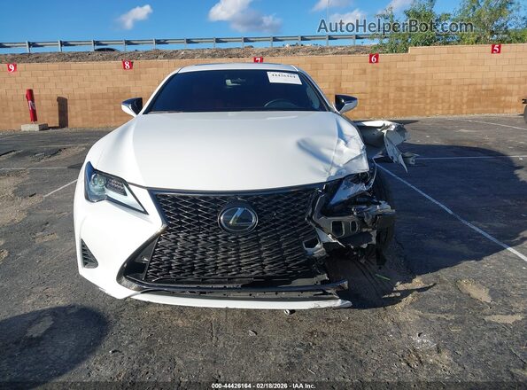 JTHGA5BC1M5011807 2021 LEXUS RC 300 White Вид задньої частини салону