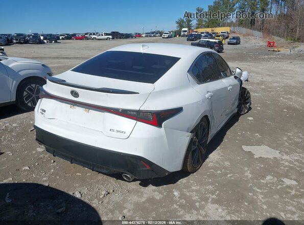 JTHGZ1B20M5040885 2021 LEXUS IS 350 White Հետևի աջ