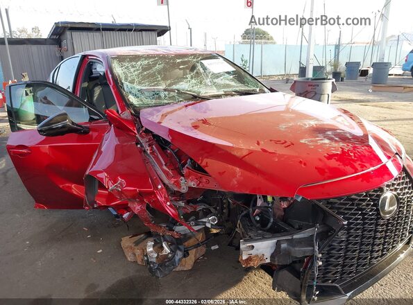 JTHGZ1B20R5074798 2024 LEXUS IS 350 Red Vista frontal