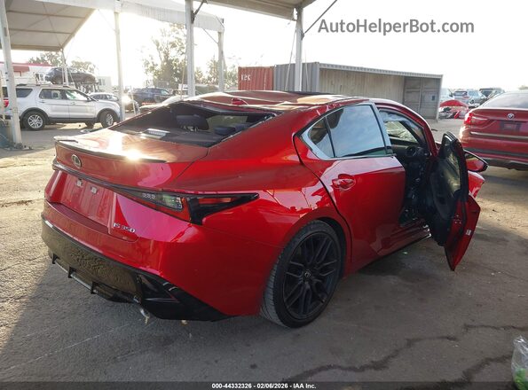 JTHGZ1B20R5074798 2024 LEXUS IS 350 Red Trasero derecho