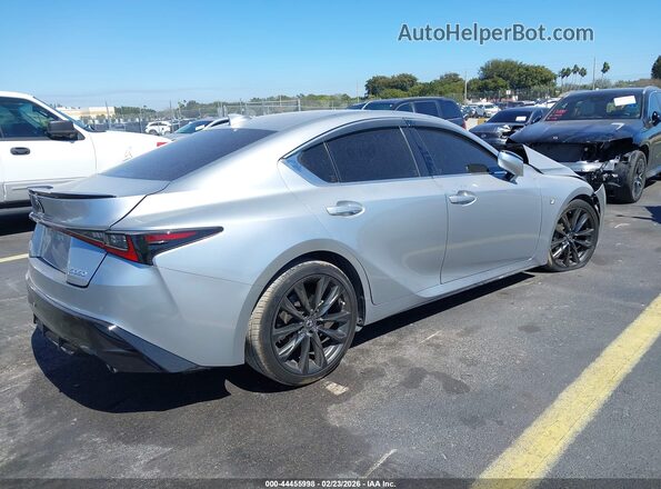 JTHGZ1B21M5038059 2021 LEXUS IS 350 Silver უკანა მარჯვენა