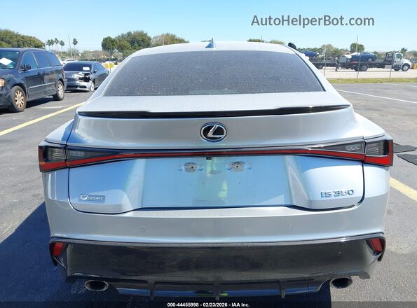 JTHGZ1B21M5038059 2021 LEXUS IS 350 Silver 