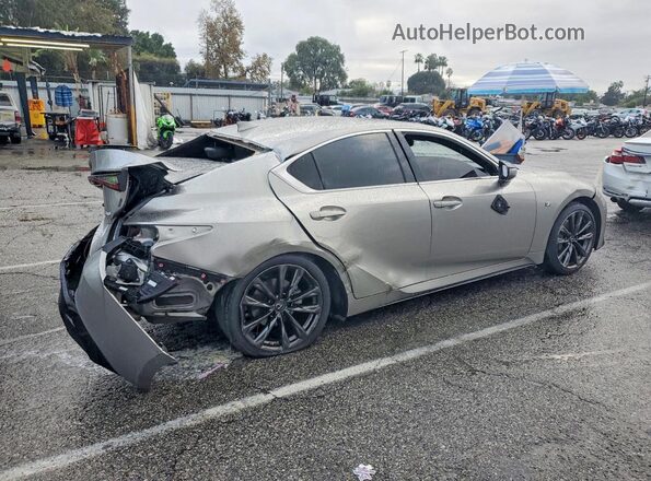 JTHGZ1B23M5043487 2021 LEXUS IS Gray Задня права чверть