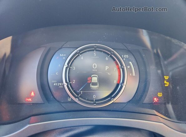 JTHGZ1B23M5043487 2021 LEXUS IS Gray Вид щитка приладів