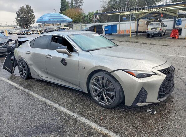 JTHGZ1B23M5043487 2021 LEXUS IS Gray Передня права чверть