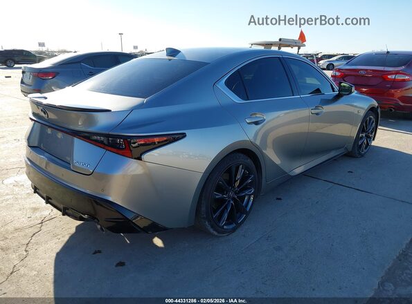 JTHGZ1B23N5057567 2022 LEXUS IS 350 Серый Задняя правая четверть