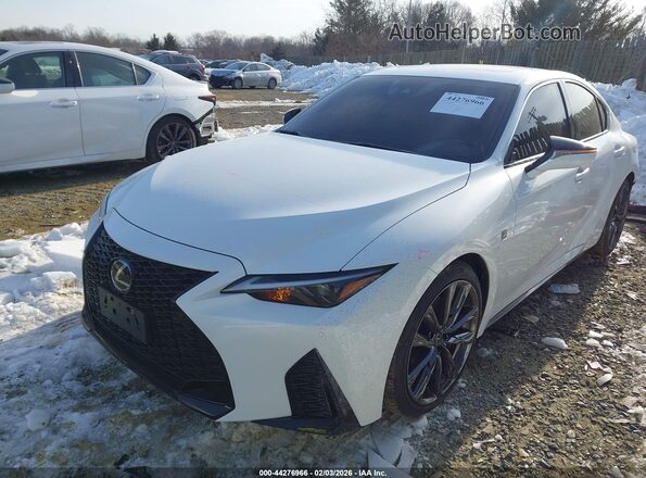 JTHGZ1B23P5070340 2023 LEXUS IS 350 White Передня ліва чверть