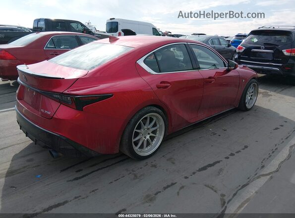 JTHGZ1B24M5042686 2021 LEXUS IS 350 Red უკანა მარჯვენა