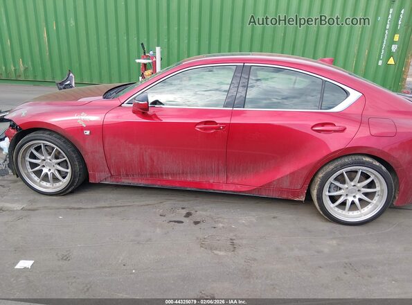 JTHGZ1B24M5042686 2021 LEXUS IS 350 Red სალონის 360-გრადუსიანი ხედი