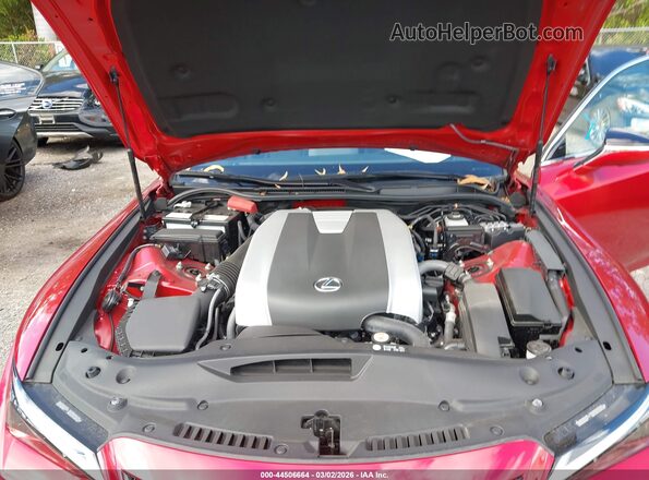 JTHGZ1B24R5075050 2024 LEXUS IS 350 Красный Вид сзади
