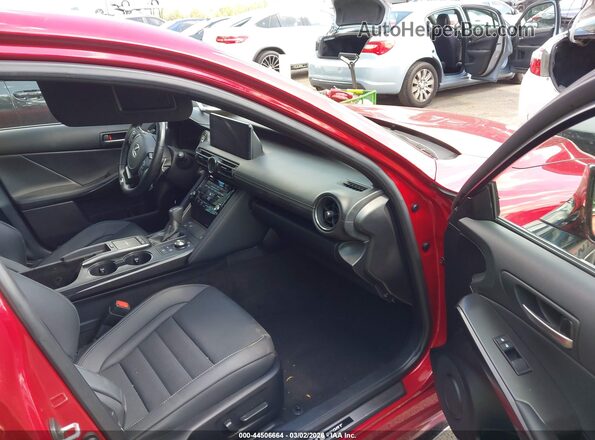 JTHGZ1B24R5075050 2024 LEXUS IS 350 Красный Вид салона спереди