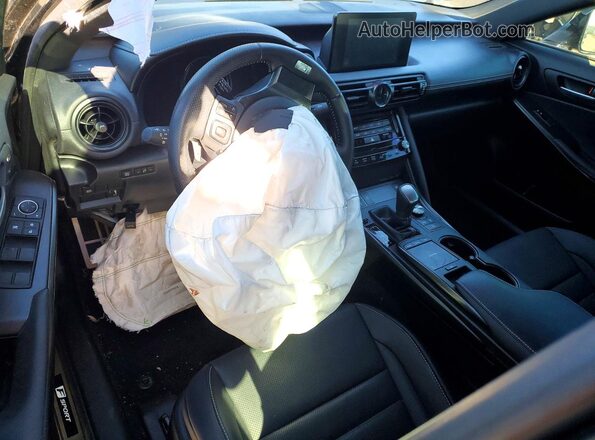 JTHGZ1B24R5077381 2024 LEXUS IS Black Dashboard view