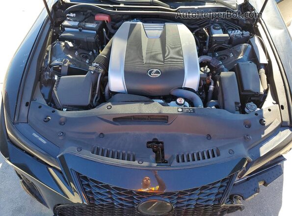 JTHGZ1B24R5077381 2024 LEXUS IS Black Rear interior view