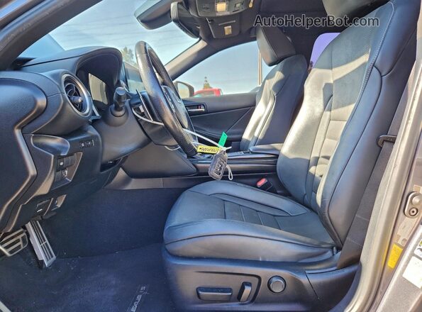 JTHGZ1B25M5037173 2021 LEXUS IS Charcoal Widok wnętrza z przodu