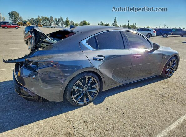 JTHGZ1B25M5037173 2021 LEXUS IS Charcoal Tył prawy