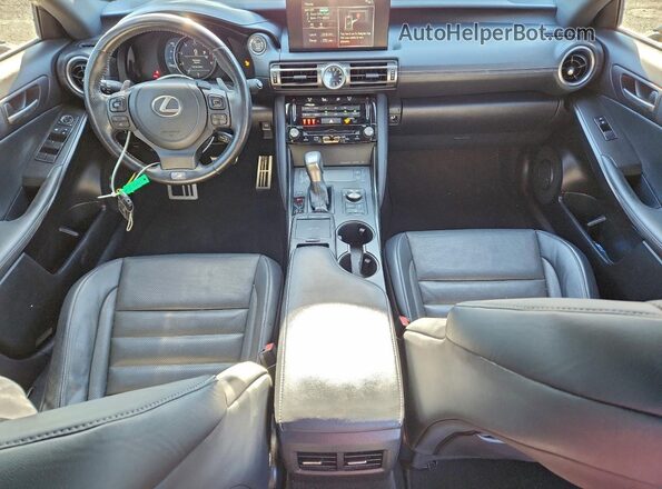 JTHGZ1B25M5037173 2021 LEXUS IS Charcoal Widok deski rozdzielczej