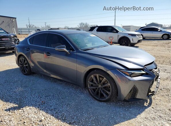 JTHGZ1B25N5057473 2022 LEXUS IS Gray წინა მარჯვენა