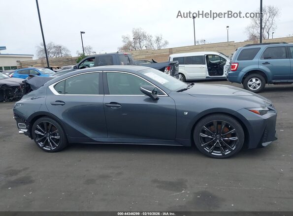 JTHGZ1B26M5045007 2021 LEXUS IS 350 Gray Սալոնի 360 աստիճան տեսք