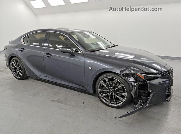 JTHGZ1B26P5060529 2023 LEXUS IS Gray Передня права чверть
